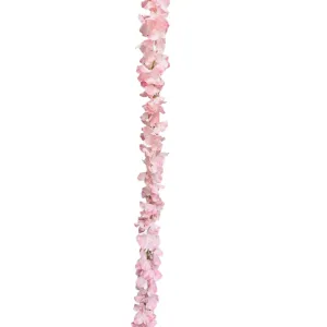 103 inch HYDRANGEA GARLAND - CREAM PINK