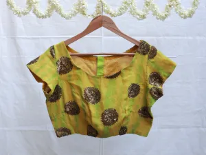 Munsell Yellow Batik blouse