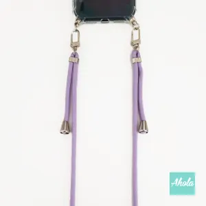 Purple - Crossbody Adjustable Nylon Lanyard 紫色尼龍斜背繩