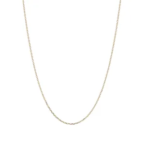 14k gold medium cable chain