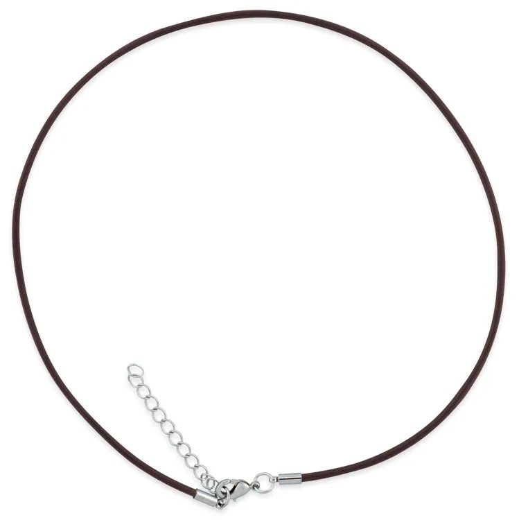 2.5mm Brown Leather Cord w/ Adjustable Clasp