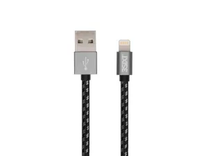 3sixT BLACK Cable - USB-A to Lightning -  30cm