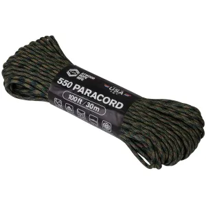 Atwood Rope 550 Paracord 100ft US Woodland Camo