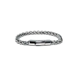 BG550W B.Tiff Prince of Wales Stainless Steel Chain Bracelet