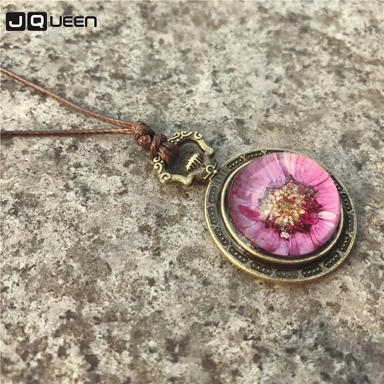 Bohemia Real Dried Flower Necklace