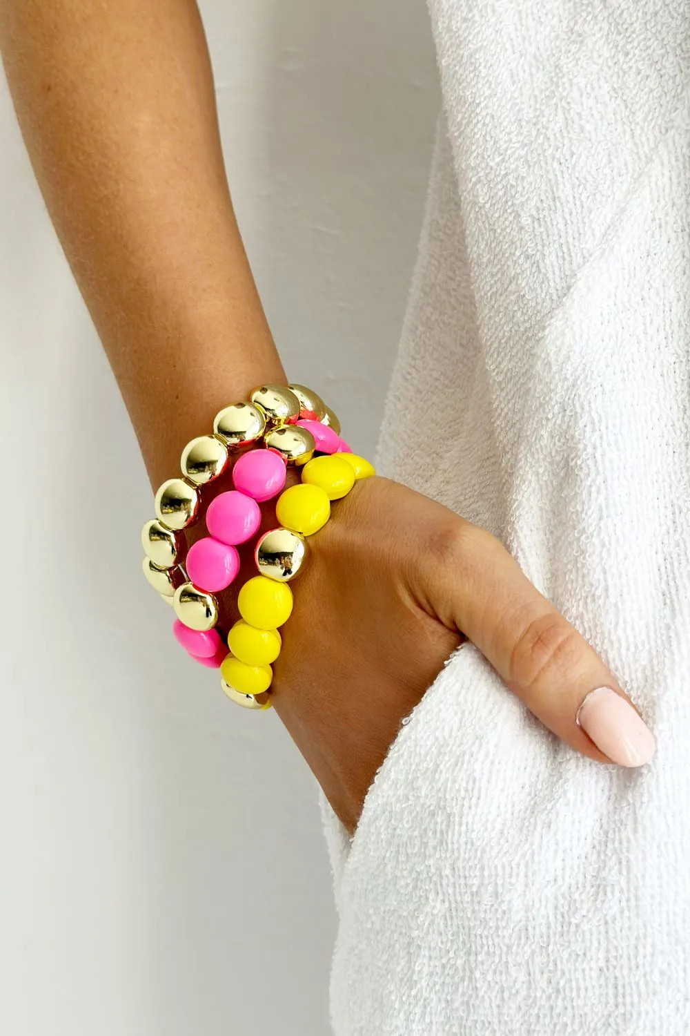 Bubble Bracelet | Yellow & Gold