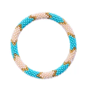 Champagne Beach | Himalayan Glass Bead Bracelet