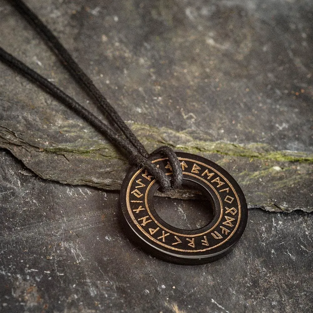 Circular Horn Rune Necklace