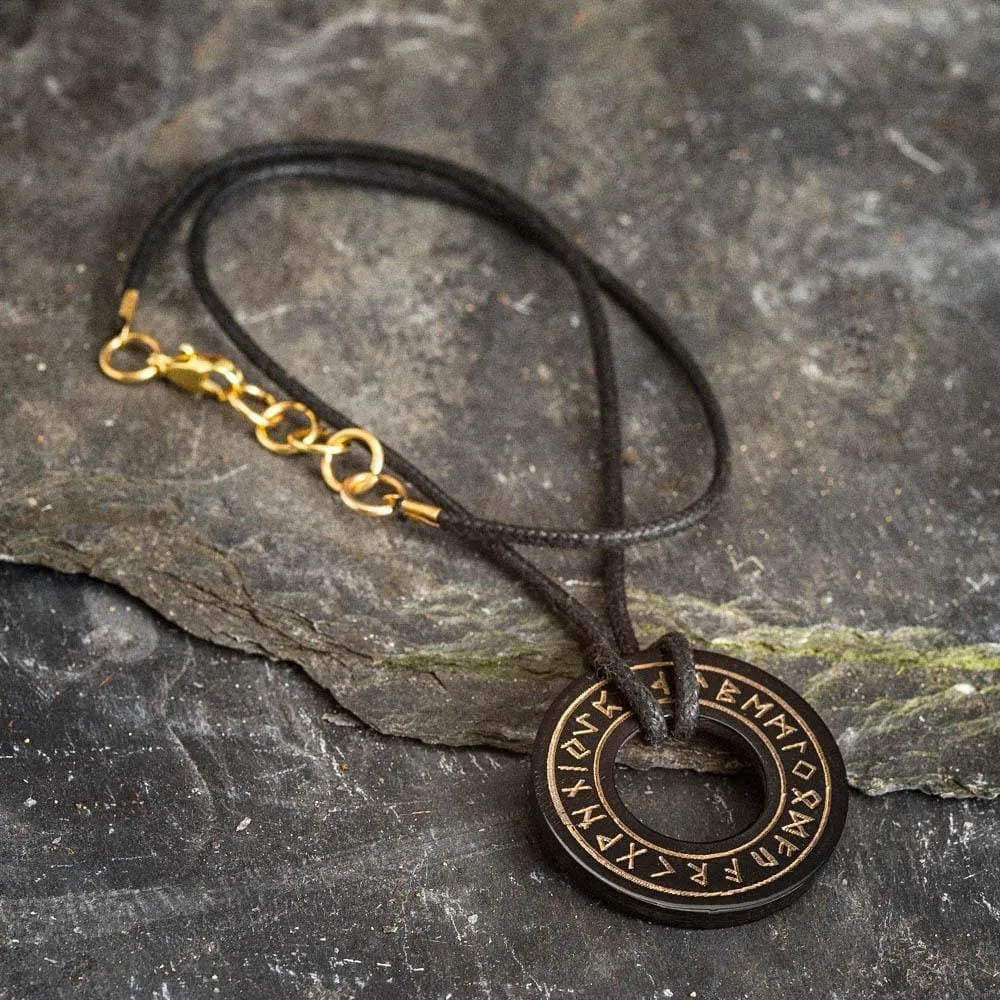 Circular Horn Rune Necklace