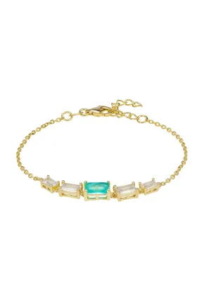 Clara Gemstone Bracelets Gold Paraiba Tourmaline