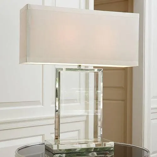 Crystal Slab Table Lamp