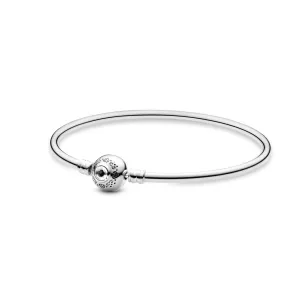 Disney Jasmine silver bangle with clear cubic zirconia