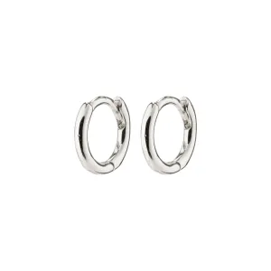 EANNA recycled huggie hoops silver-plated