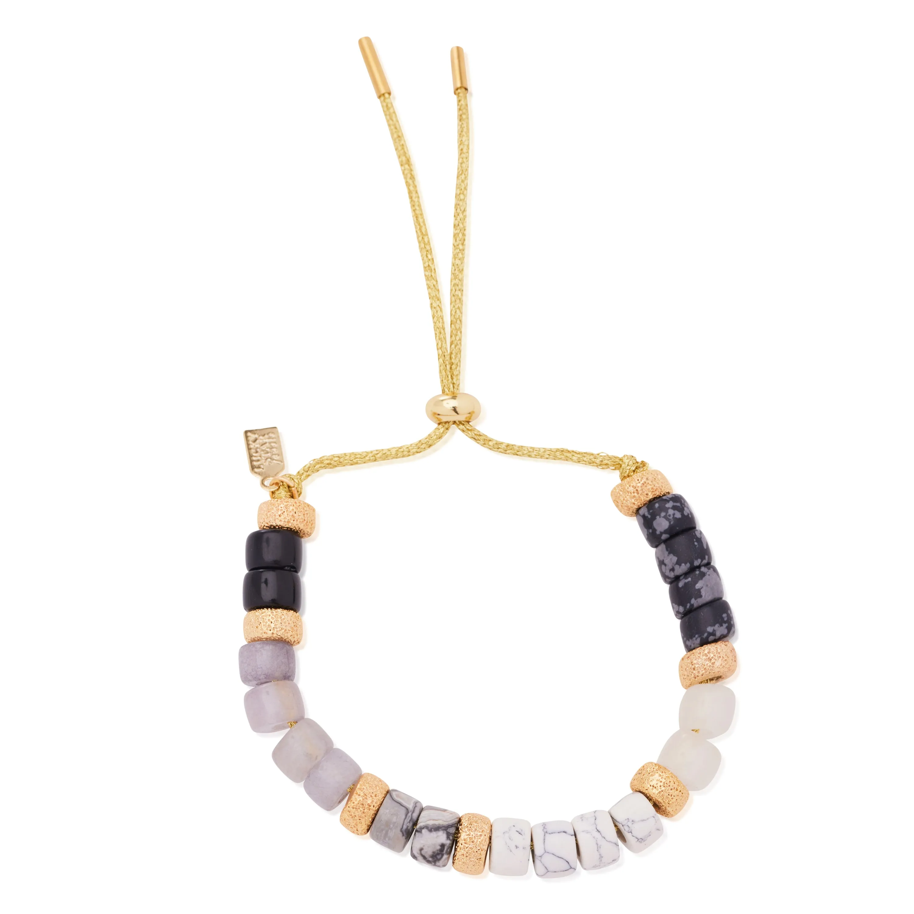 Eye Candy Color Block Bracelet - Grayish