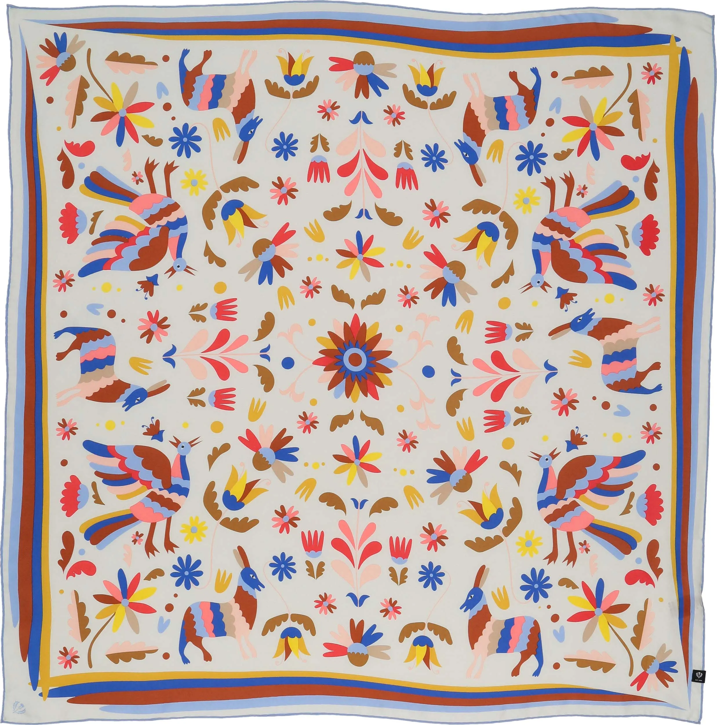 Folkore Story Silk Square