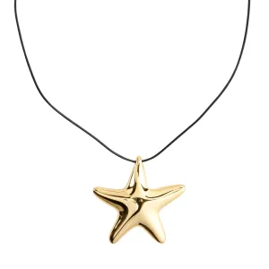 FORCE recycled necklace gold-plated