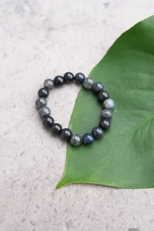 Glass Dark Grey Bracelet