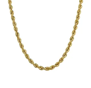 Gold 10k rope chain