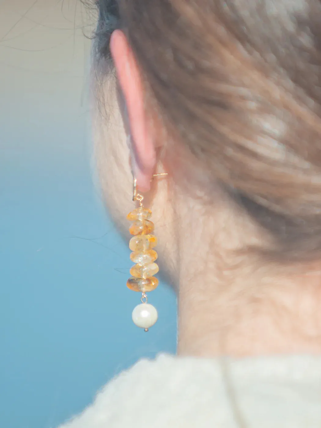 Ingrid Earrings - Yellow