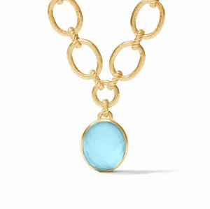 Julie Vos Nassau Statement Necklace, Capri Blue