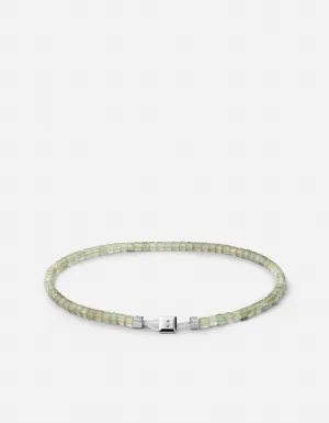 Miansai Coda Green Adventurine Sterling Silver Bracelet