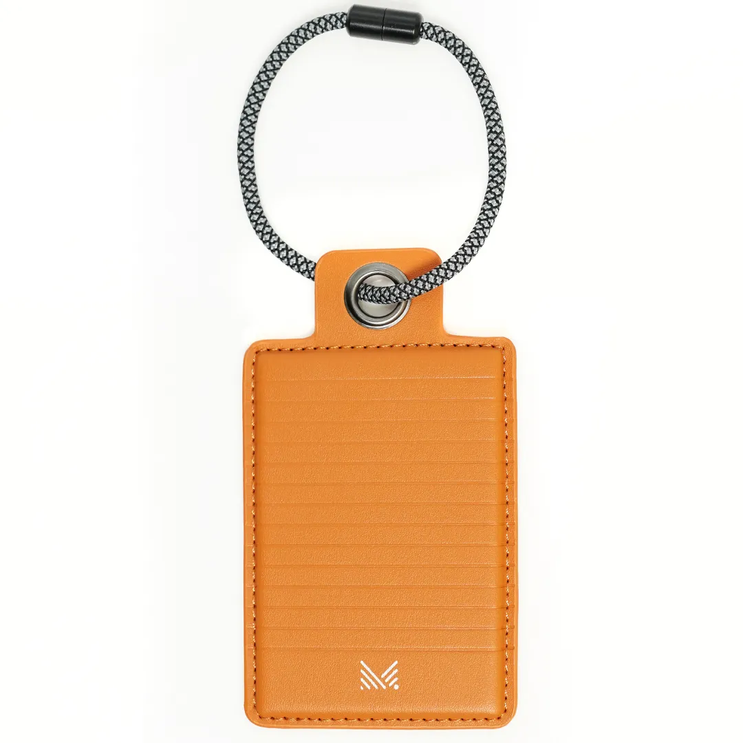 Monocozzi Lucid Refined | Biodegradable Premium Vegan Leather Luggage Tag