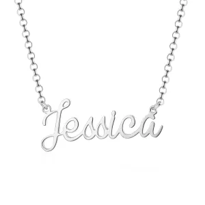 Nameplate Letter Necklace Custom Made Name Pendant Russian Name Christmas Gifts for Girlfriend