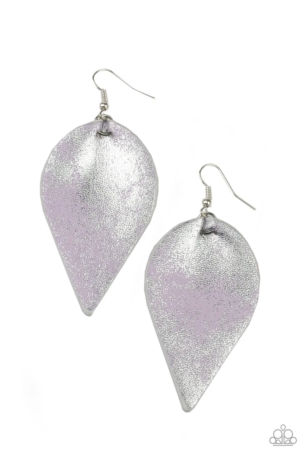 Paparazzi Accessories - Enchanted Shimmer #E215 Peg - Purple Earrings