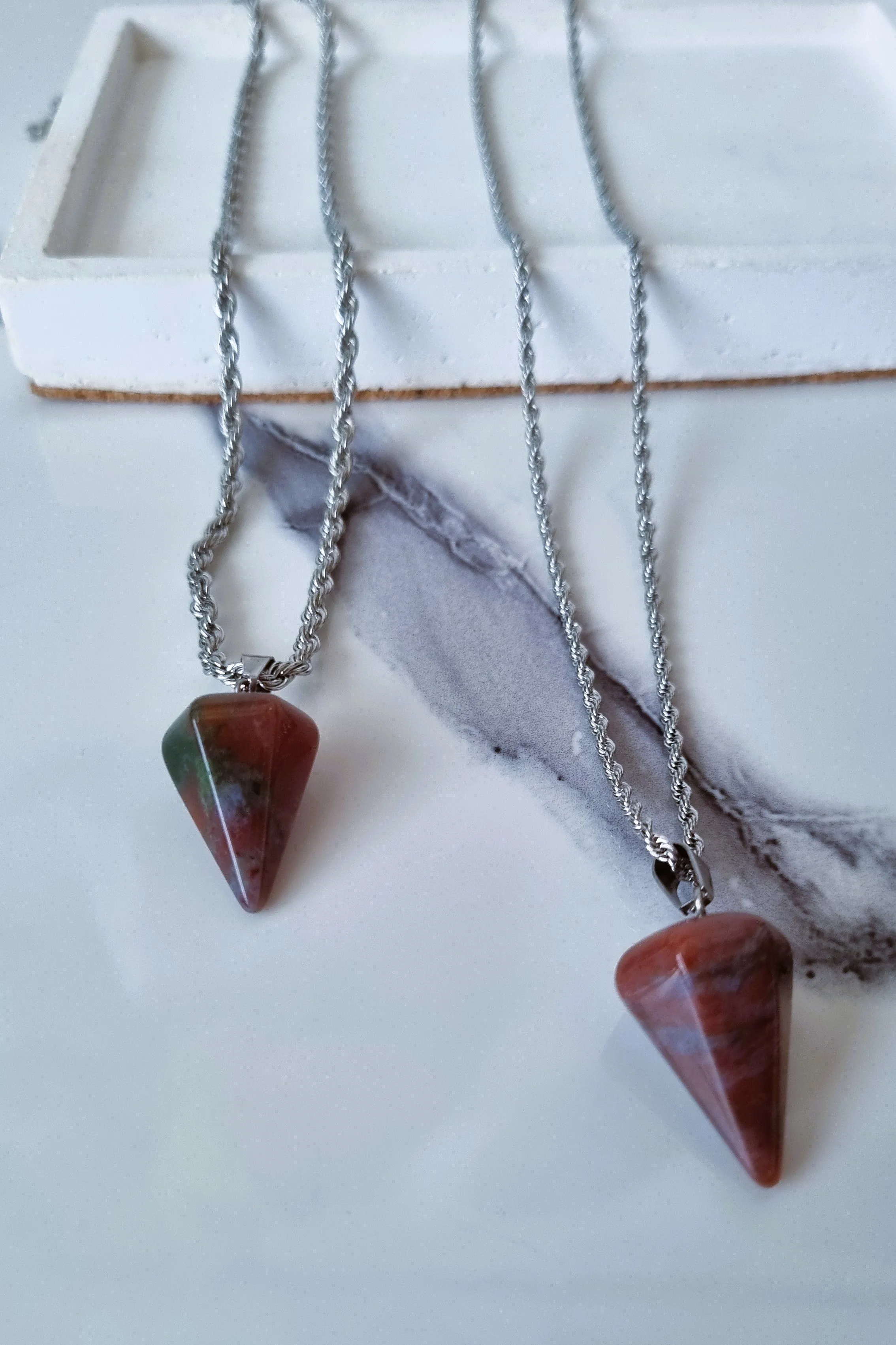 Precious stonec necklaces