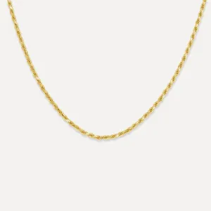 Premium Gold Rope Chain - 2.5mm