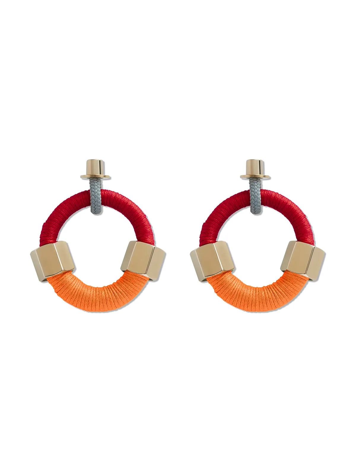 Red & Orange Lucchi Earrings