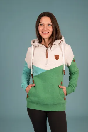 Roxy Emerald Green Mix Hoodie