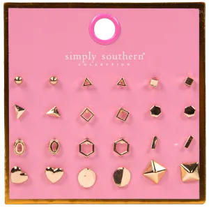 Simply Southern Earring 12 piece Set - Geometric